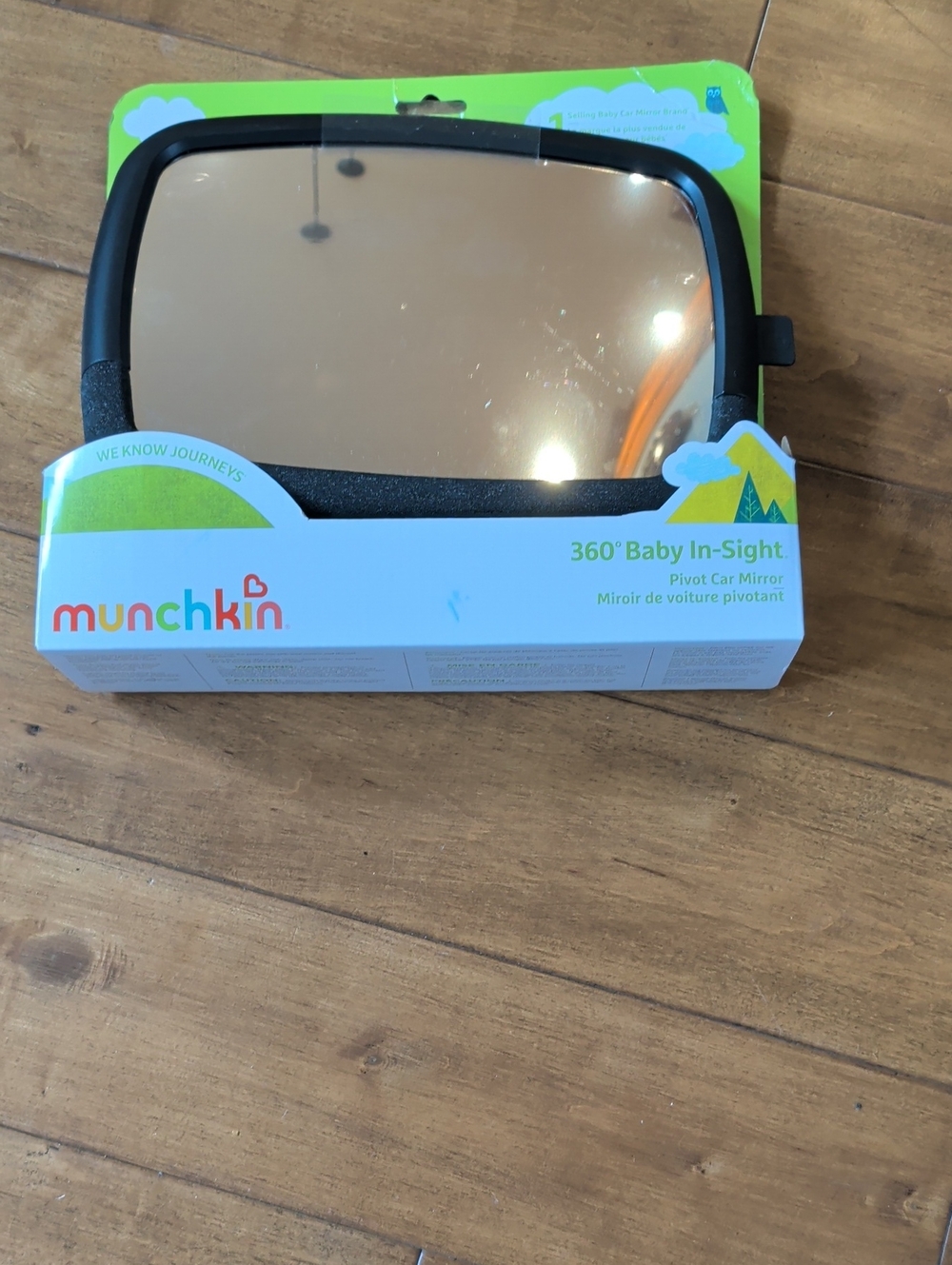 Munchkin 360° Baby In-Sight Pivot Car Mirror - Black